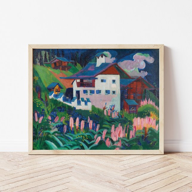 Póster Unser Haus | Ernst Ludwig Kirchner (Subido por el creador)