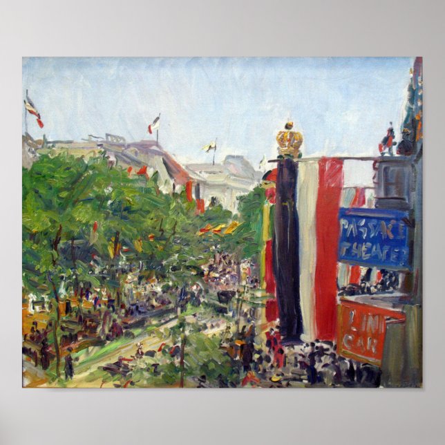 Póster Unter den Linden (Frente)