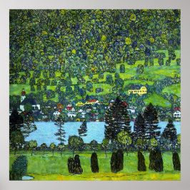 Póster Unterach en el Altersee por Gustav Klimt
