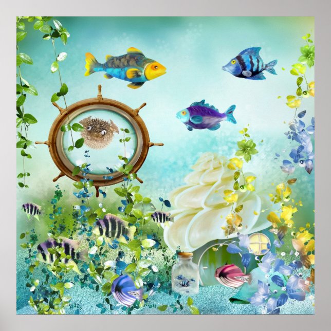 Póster Unterwasserwelt III (Frente)