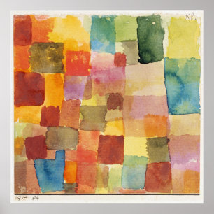 Póster Untitled Abstract by Paul Klee