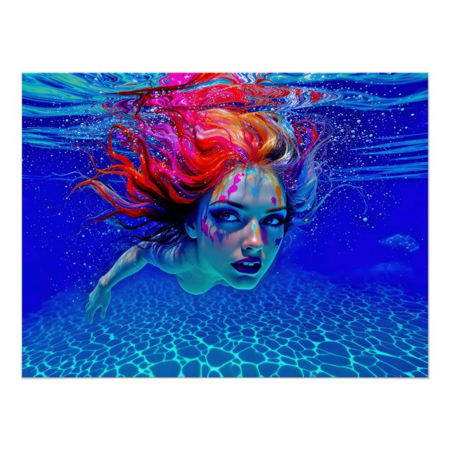 Póster “Up Close and Personal” - A Chromatic Portrait (Anverso)