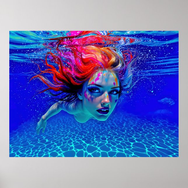 Póster “Up Close and Personal” - A Chromatic Portrait (Frente)