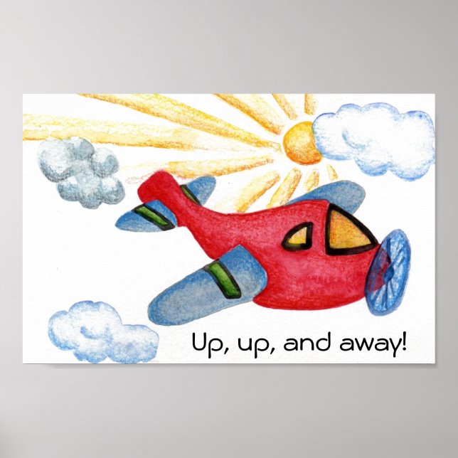 Póster Up, up and away! (Frente)