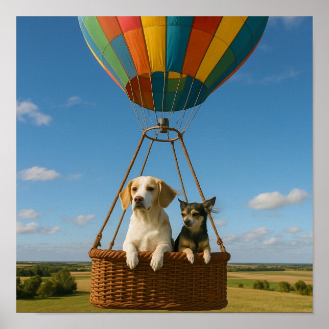 Póster "Up, Up and Away" (Frente)