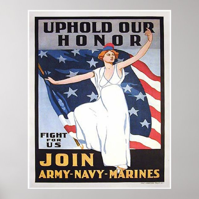 Póster Uphold Our Honor (Frente)