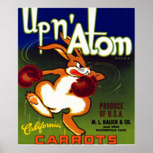 Póster Upn Átomo Carrots