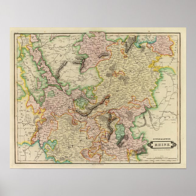Póster Upper, Lower Rhine (Frente)