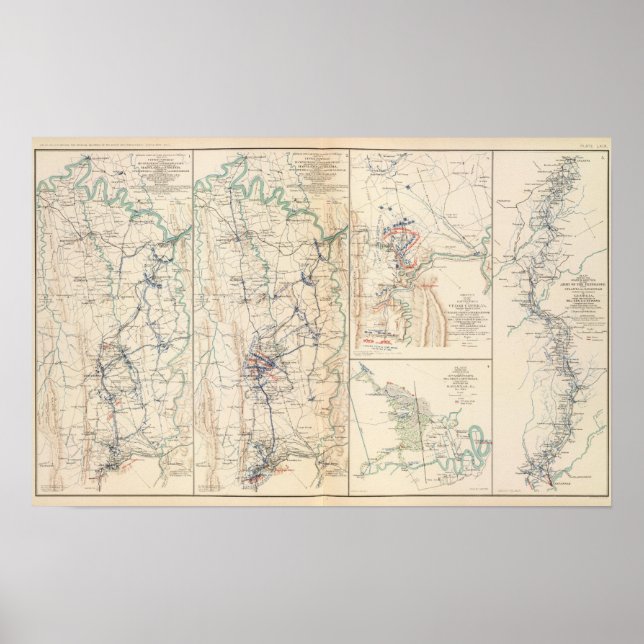 Póster Upper Potomac McCoys Ferry-Conrads Ferry (Frente)