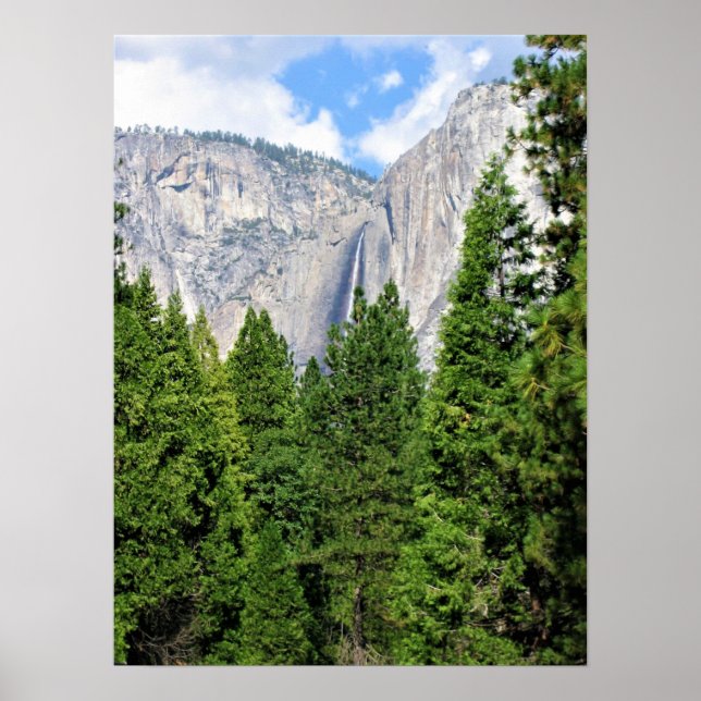 Póster Upper Yosemite Falls, Yosemite National Park, CA (Frente)