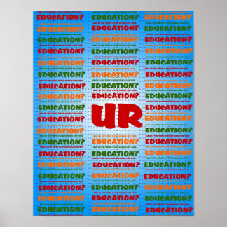 Póster UR/educación