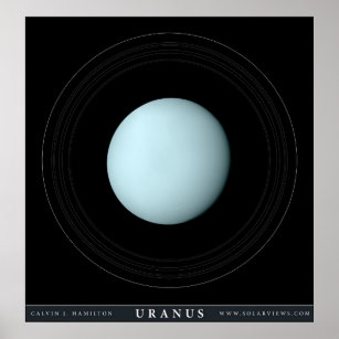 Póster Urano el planeta