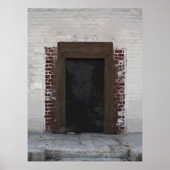 Póster Urban Door photo painting (Frente)