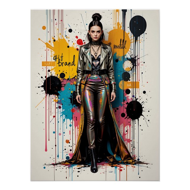 Póster Urban Edge: Fashion Meets Graffiti (Anverso)