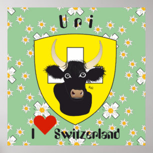 Póster Uri Schweiz Suisse Svizzera Svizra Poster