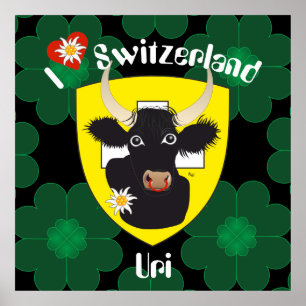 Póster Uri Schweiz Suisse Svizzera Svizra Poster