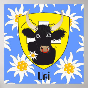 Póster Uri Schweiz Suisse Svizzera Svizra Poster
