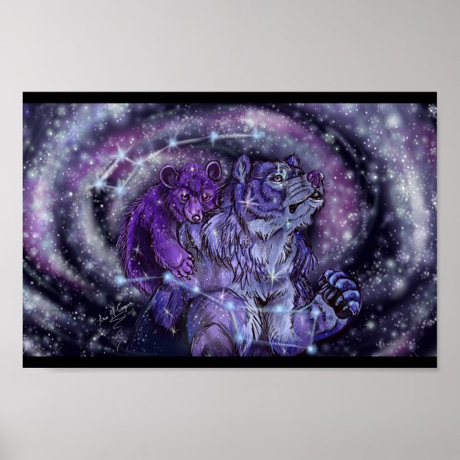 Póster Ursa Menor y Mayor (Frente)