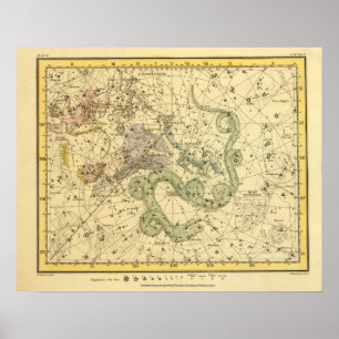 Póster Ursa Minor, Cassiopeia, Tarandus, Cepheus