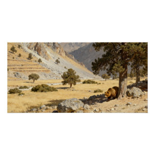Póster Ursus arctos crowtheri – El Oso del Atlas