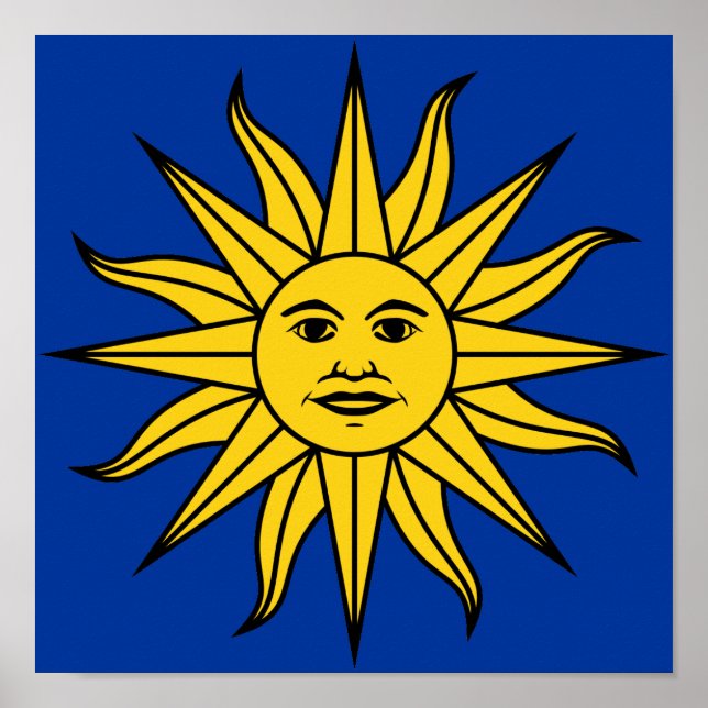 Póster Uruguay "Sol de Mayo" (Frente)