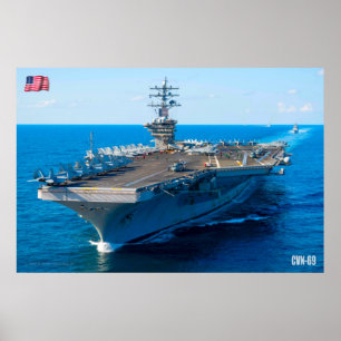 PÓSTER US AIRCRAFT CARRIER – CVN-69