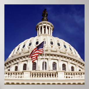 Póster US capitol building, Washington DC