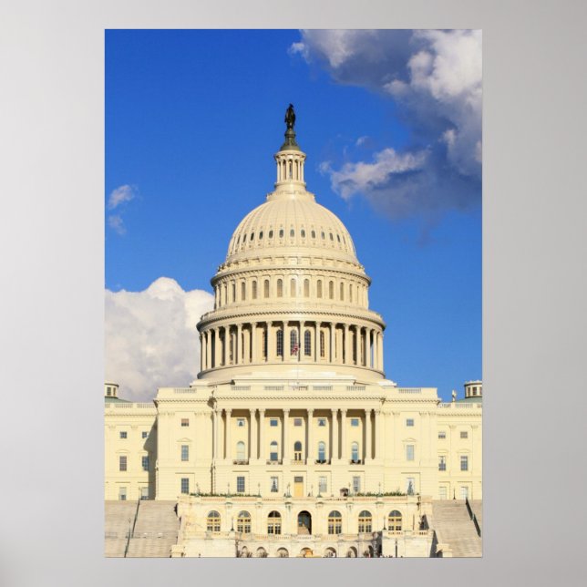 Póster US Capitol Building, Washington DC, USA (Frente)