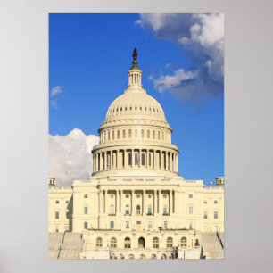 Póster US Capitol Building, Washington DC, USA