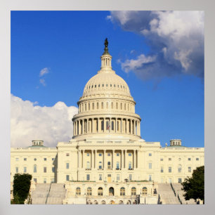 Póster US Capitol Building, Washington DC, USA