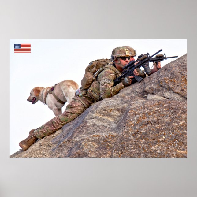 PÓSTER US COMBAT PERSONNEL (Frente)