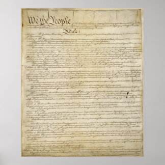 Póster US Constitution Poster