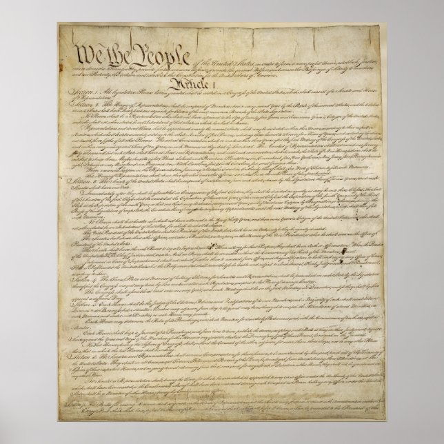 Póster US Constitution Poster (Frente)