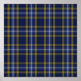 Póster US State Tartan - Indiana - Descarga digital