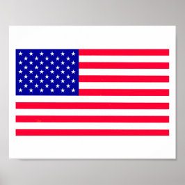 Póster USA American US Flag Poster