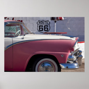 Póster USA, Arizona, Williams. Rt. 66 Town, 1950's