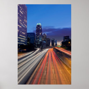 Póster USA, California, Los Angeles, 110 Freeway