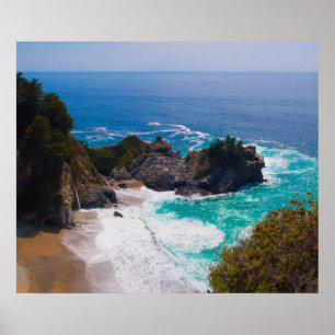 Póster USA, California. View Of Mcway Falls