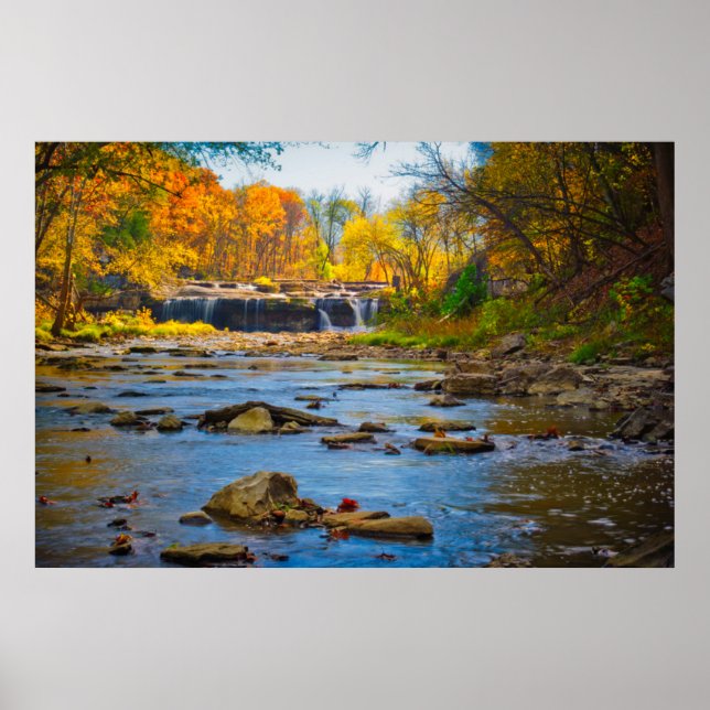 Póster USA, Indiana. Cataract Falls State Recreation (Frente)
