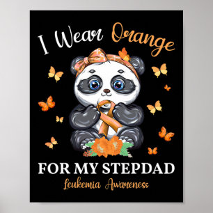 Póster Usa Naranja Para Mi Estrella De Leucemia