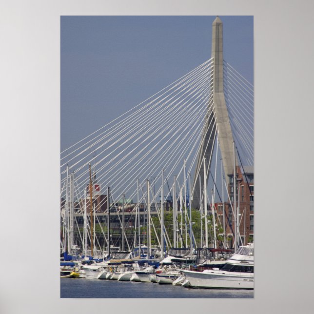 Póster USA, New England, Massachusetts, Boston, boats (Frente)
