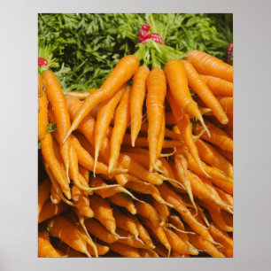 Póster USA, New York City, Carrots for sale 2