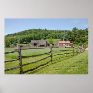 Póster USA, New York, Cooperstown, Farmers' Museum