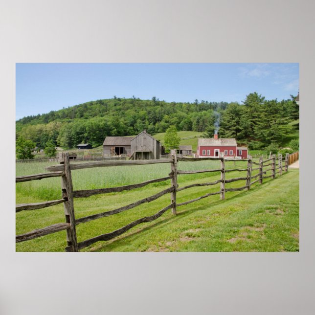 Póster USA, New York, Cooperstown, Farmers' Museum (Frente)