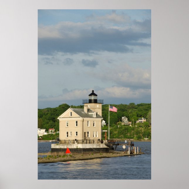 Póster USA, New York, Kingston, Hudson River. Rondout (Frente)