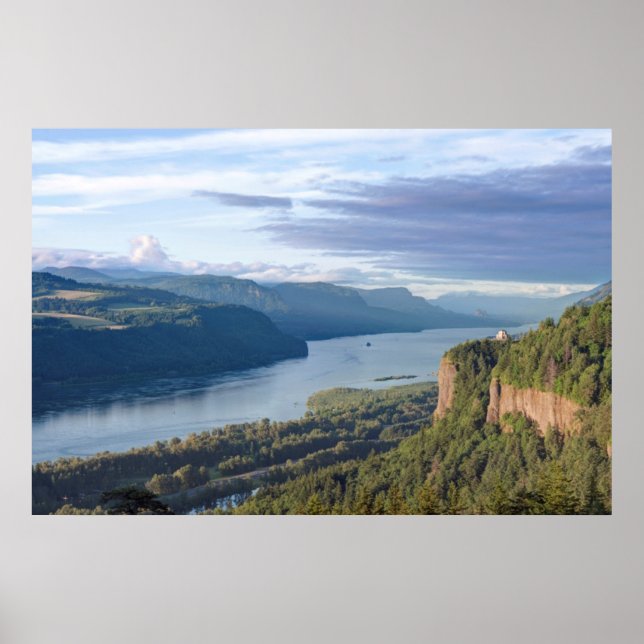 Póster USA, Oregon, Columbia River Gorge, Vista House (Frente)