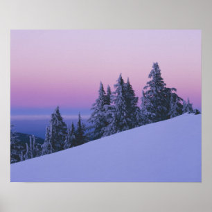 Póster USA, Oregon, Deschutes National Forest, Dusk