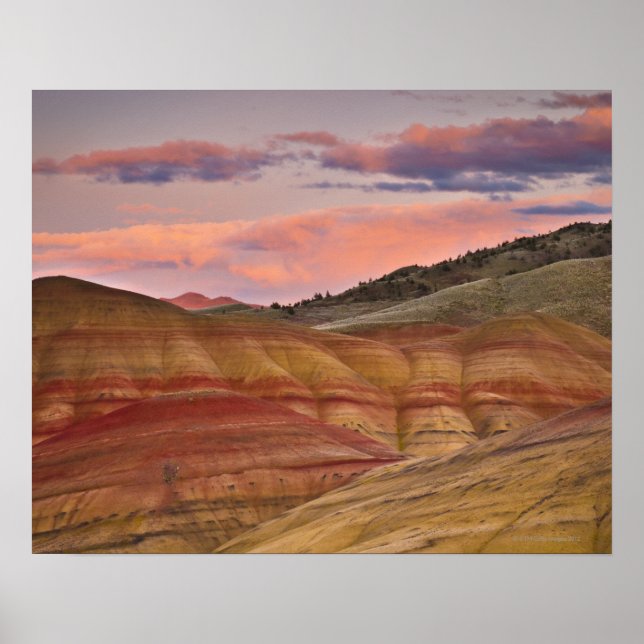 Póster USA, Oregon, Mitchell, Painted Hills during 2 (Frente)