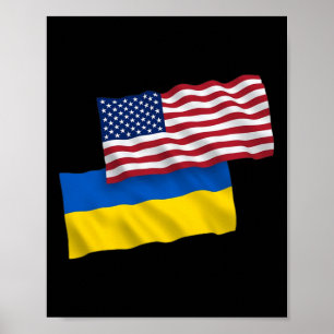 Póster Usa Por Ucrania - Ucrania Ropa Fuerte 