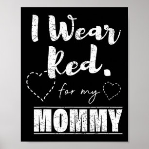 Póster Usa Rojo Para Mi Mami Tee